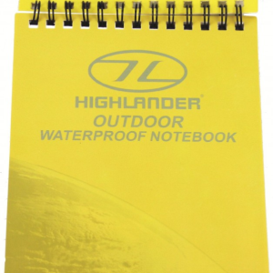 Highlander Outdoor Waterproof Notebook 15x12cm