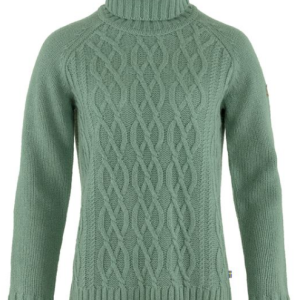 FjallRaven Övik Cable Knit Roller Neck damestrui