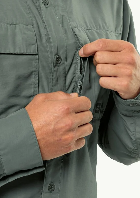 Jack Wolfskin Barrier L/S herenshirt - Afbeelding 5