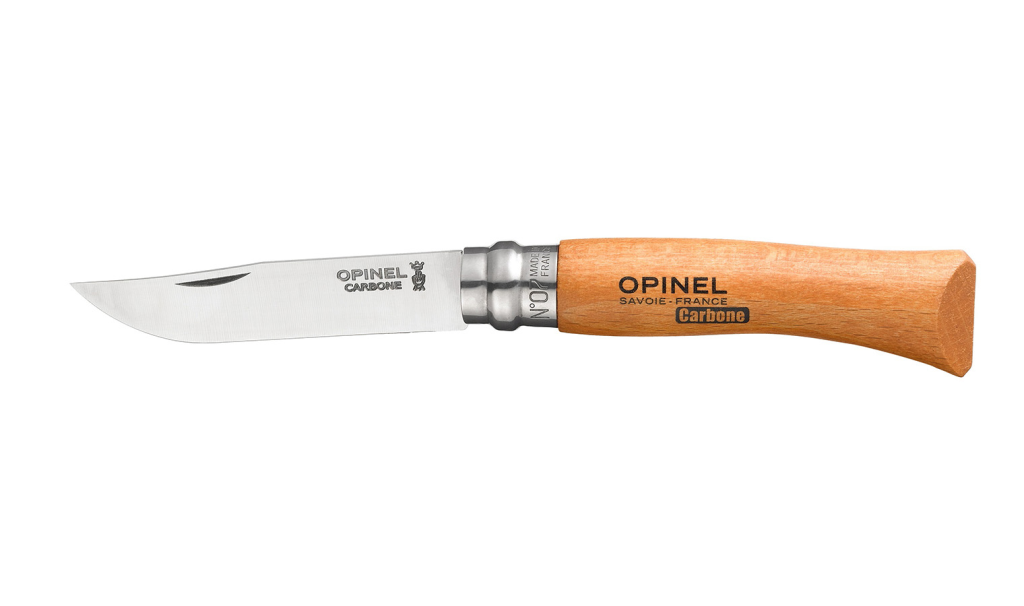 Opinel 3. No.7 Carbon zakmes – Beukenhout - Afbeelding 3
