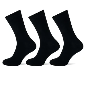 Teckel Heren Sokken Uni Cotton 3-Pack – Comfortabele Naadloze Herensokken