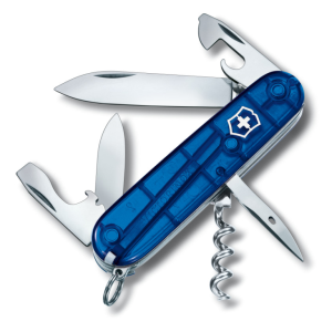 53.Victorinox Zakmes Swiss Army Spartan 12f blue transp blst