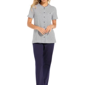 20241-164-6 Pastunette doorknoop dames pyjama
