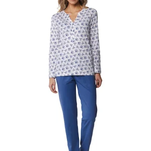 20242-106-4 Pastunette Pyjama-520 dark blue