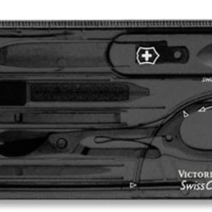 Victorinox Swisscard Trans. Zwart. 10f