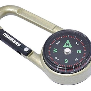 Munkees Carabiner Compass with Thermometer