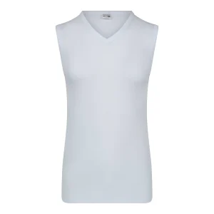 11-519 Beeren Heren Shirt Mouwloos V-Hals