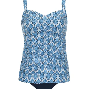 Sunflair - 28026- Tankini - blauw/wit