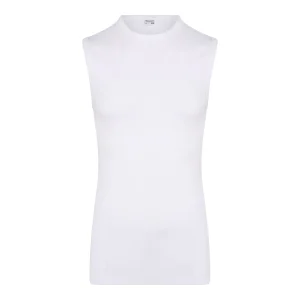 11-698 Beeren Heren mouwloos shirt extra lang ronde hals