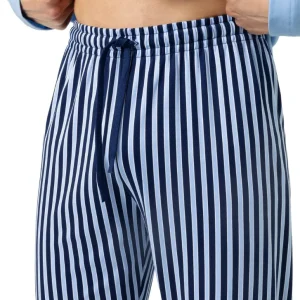 Mey SERIE GRAPHIC STRIPES – Lange Pyjamabroek far blue