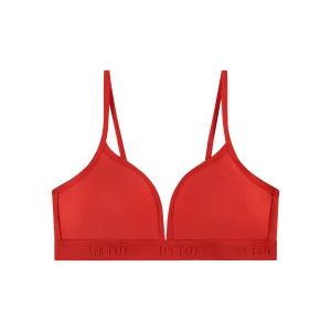 Ten Cate Basics Organic Cotton Stretch Meisjes Voorgevormde Bh Rood _ 31962