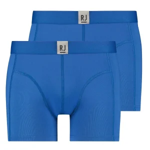 35-044 RJ Pure Color Heren Boxer Jort Blauw