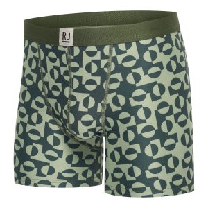 RJ Pure Fashion Heren Boxershort Olive Geo
