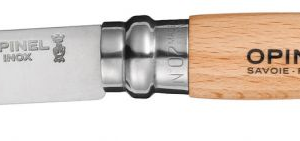 Opinel 6. No.7 RVS Inox zakmes – Beukenhout