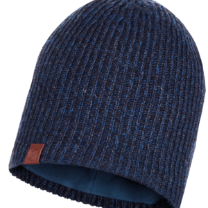 Buff Knitted & Fleece Hat Lyne Night Blue muts