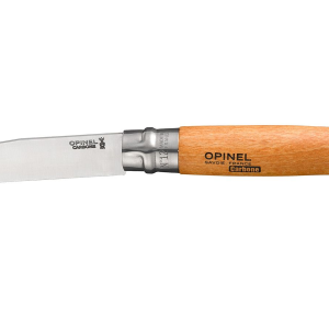 Opinel 28. No.12 RVS Carbone zakmes in blister