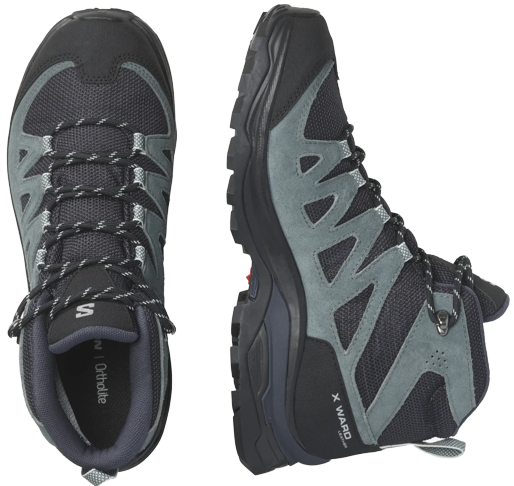 Salomon X Ward Leather Mid GTX dameswandelschoen - Afbeelding 6