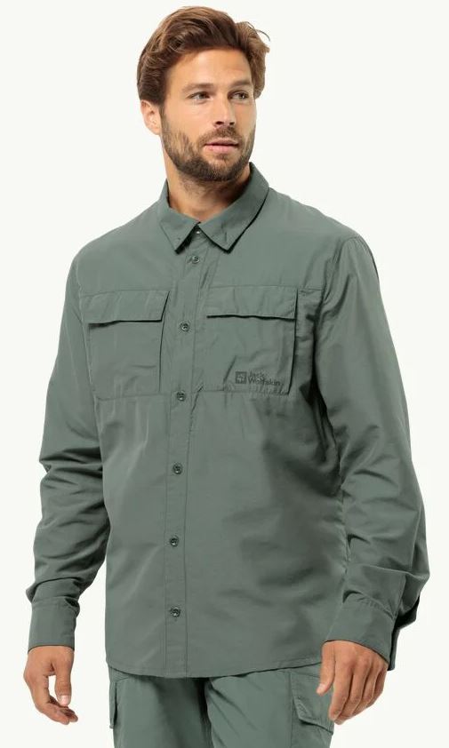 Jack Wolfskin Barrier L/S herenshirt - Afbeelding 2
