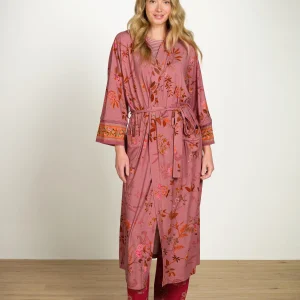 Pip Studio Noa Kimono – Bodhi Flower Donkerroze