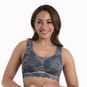 Anita Bralette grey/rose 5400 Essential Lace