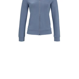 Solo Per Me - Jack met opstaande kraag en ritssluiting - stonewash