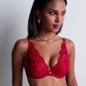 Aubade Sense of Illusion Sjaal Push-up BH 5BN81 Red