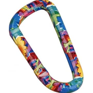 Munkees Carabiner 8 x 80 mm Flower colored