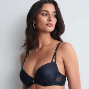 Aubade Satin Memories Voorgevormde push-up bh ⁤⁣⁤⁣_ Deep Sea
