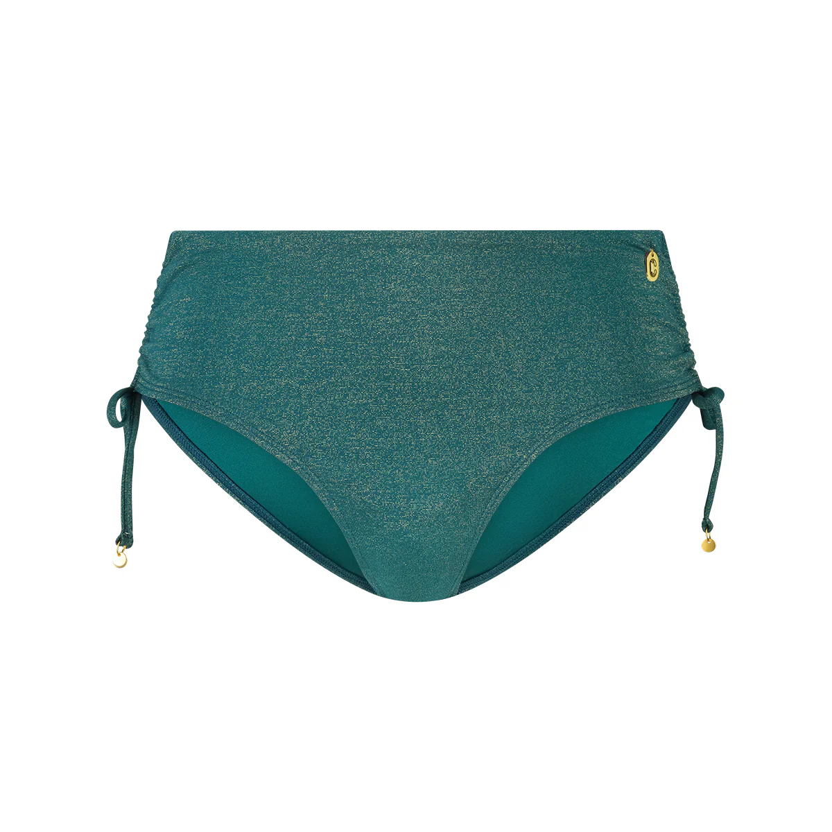Ten Cate Bikini bottom midi bow bottle green 60667