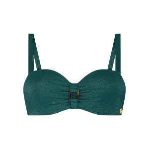 Ten Cate Bikini top buckle padded wired bottle green