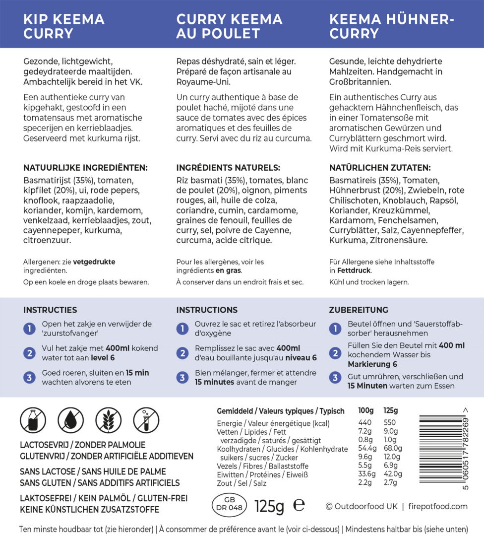 Firepot Chicken Keema Curry Regular - Afbeelding 4