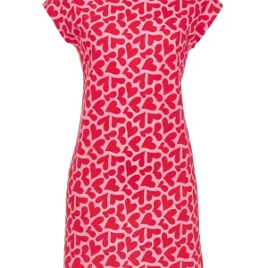 Ringella - Bigshirt in Hartjesprint - roze