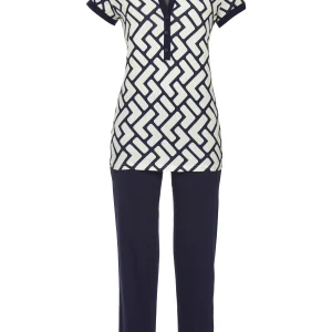Cherie Line Pyjama – Donkerblauw