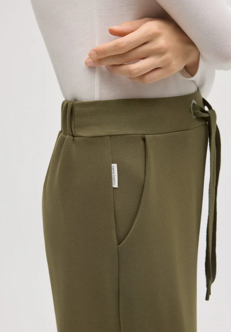 Ysabel Mora Groene straight-fit broek - Afbeelding 4