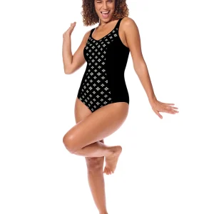 Amoena Palermo Swimsuit - Black/Off-White 71746