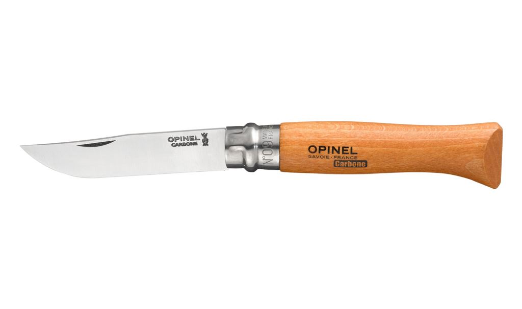 Opinel 21. No.9 Carbone zakmes – Beukenhout