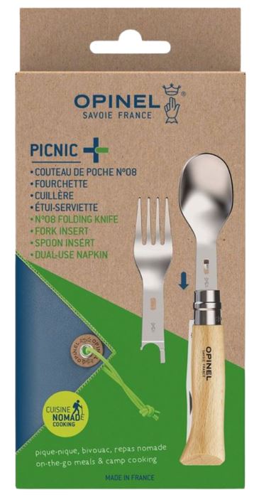 Opinel Picnic Plus outdoor bestekset 4-delig - Afbeelding 2
