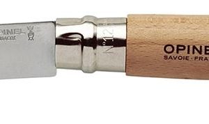 Opinel 29. No.12 RVS Inox zakmes – Beukenhout