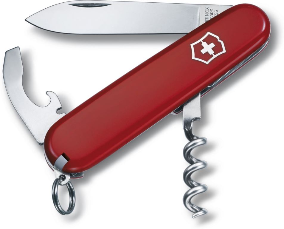29. Victorinox SwissArmy Waiter 9functies Rood Zakmes
