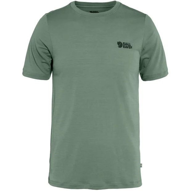 FjallRaven Abisko Wool Logo SS herenshirt - Afbeelding 7