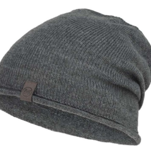 Buff Knitted Hat Lekey Grey muts