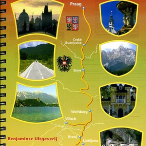Midden Europaroute Praag-Porec uitgeverij Benjaminse