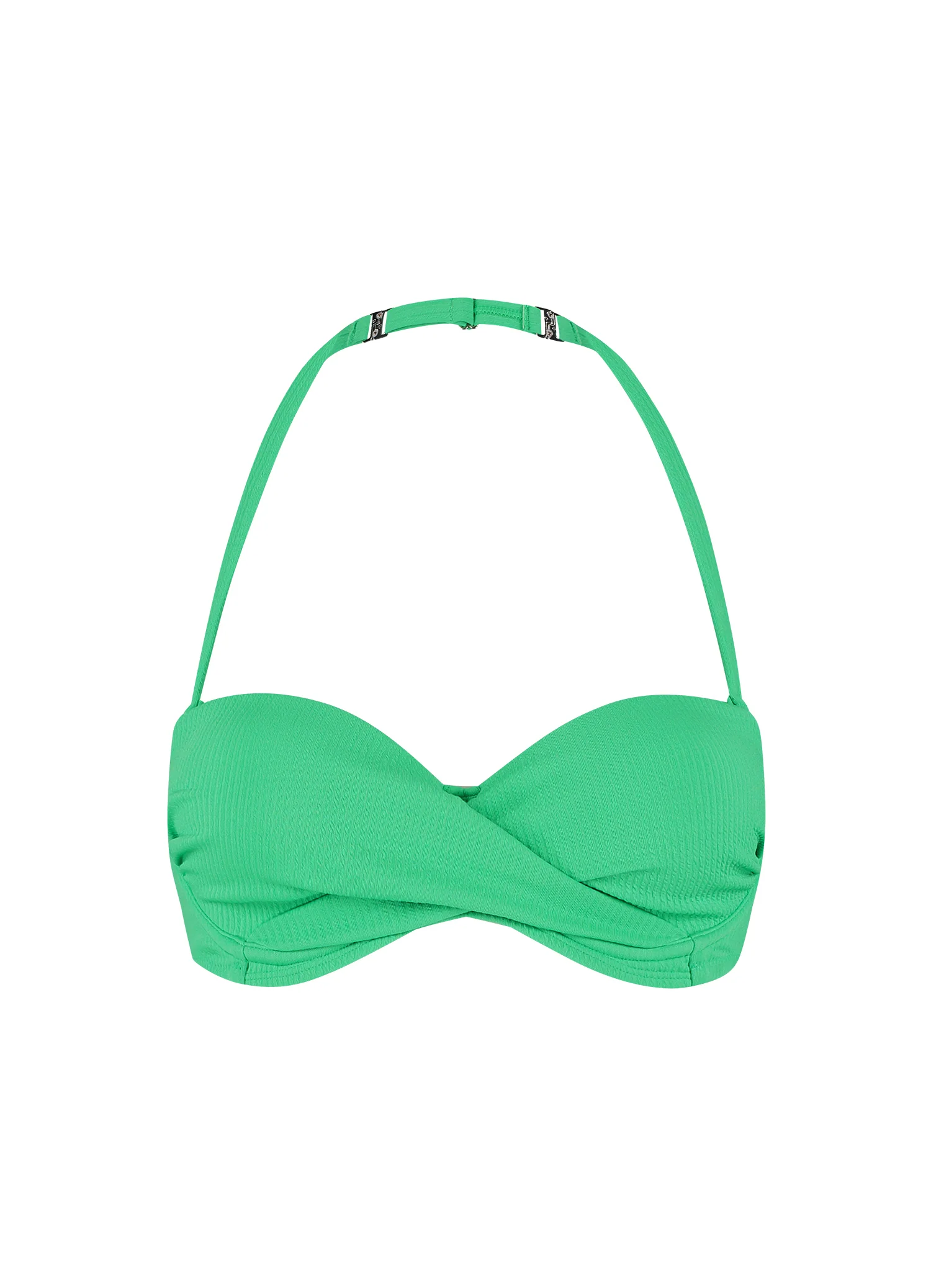 Beachlife - Spring Green padded wired bikinitop – groen (structuurstof) - Afbeelding 6