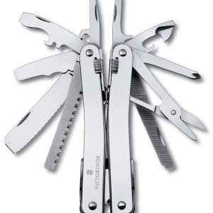 Victorinox SwissTool SpiritX 26 fct leren etui