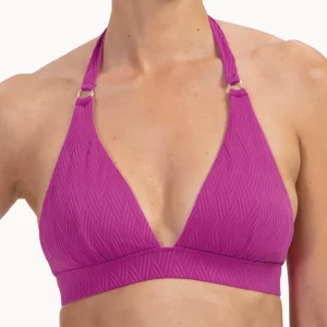 Cyell Texture Viola Halter Bikinitop 104A