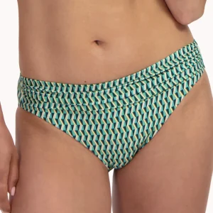 Cyell Groovy Graphic Bikinibroekje met Plooien