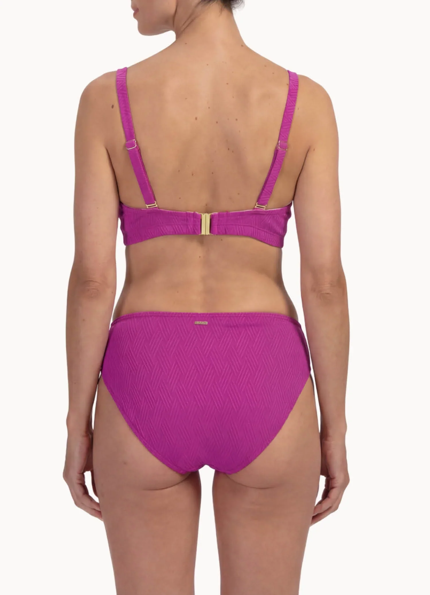 Cyell Texture Viola High-Leg Bikinibroekje 226D - Afbeelding 3