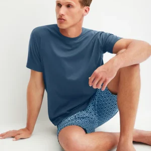 Calida: Relax Streamline 2 – Korte Pyjama Atlantic Blue