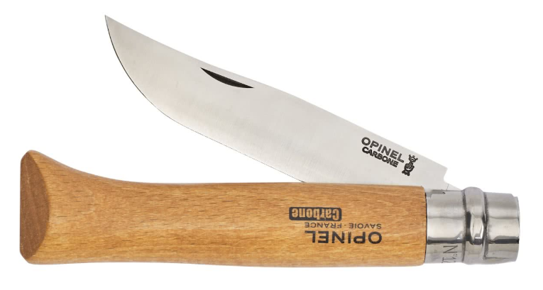 Opinel 27. No.12 RVS Carbone zakmes – Beukenhout - Afbeelding 4