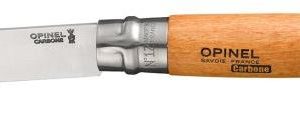 Opinel 27. No.12 RVS Carbone zakmes – Beukenhout